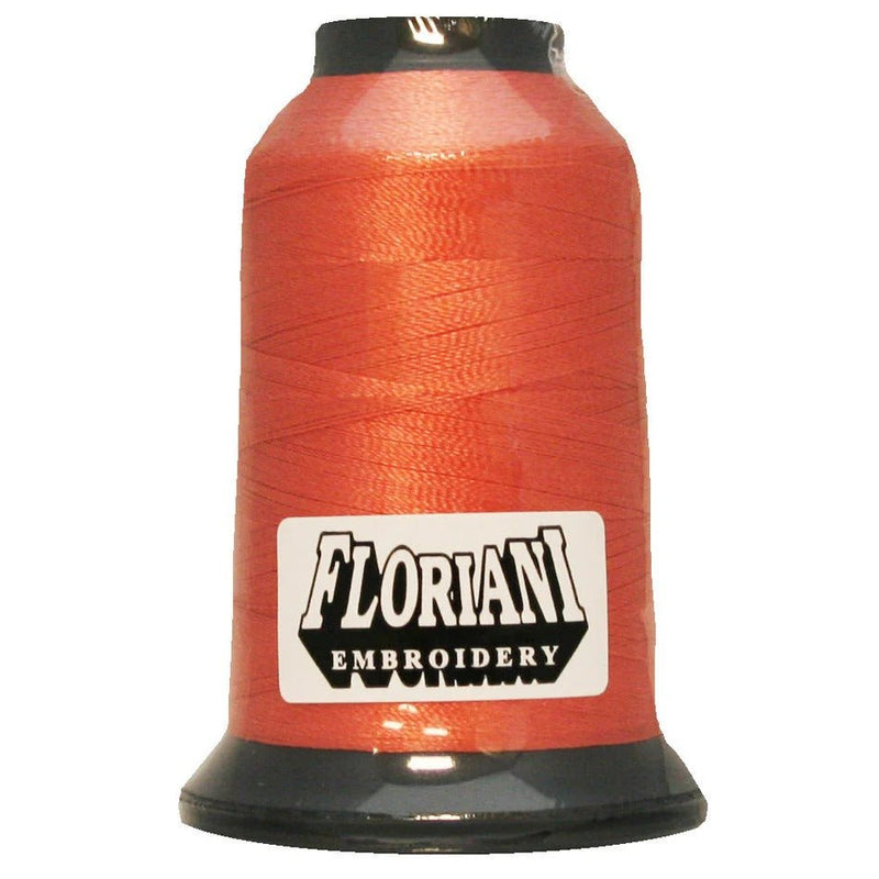 Floriani Polyester Embroidery Thread 1000m/1100yds - Dark Coral - PF0143