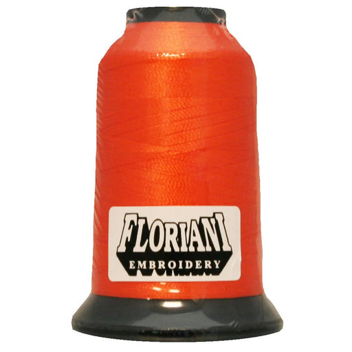 Floriani Orange embroidery thread PF0172 1000m spool