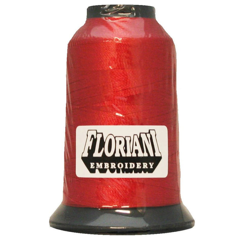 Floriani Polyester Embroidery Thread 1000m/1100yds - Scarlet - PF0190