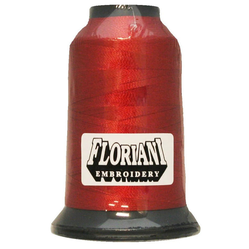 Floriani Polyester Embroidery Thread 1000m/1100yds - Deep Rust - PF0192