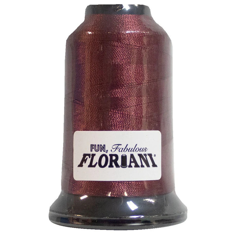 Floriani Black Cherry embroidery thread PF0197 1000m spool