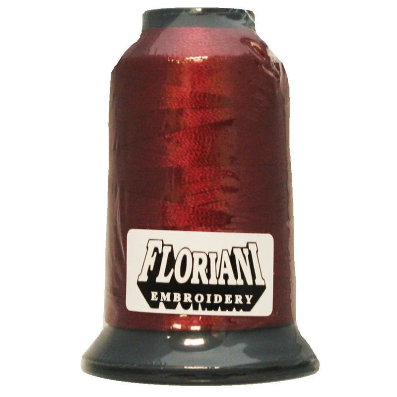 Floriani Polyester Embroidery Thread 1000m/1100yds - Wine - PF0198