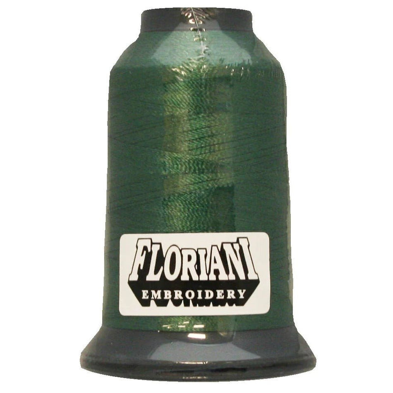 Floriani Polyester Embroidery Thread 1000m/1100yds - Wreath Green - PF0206