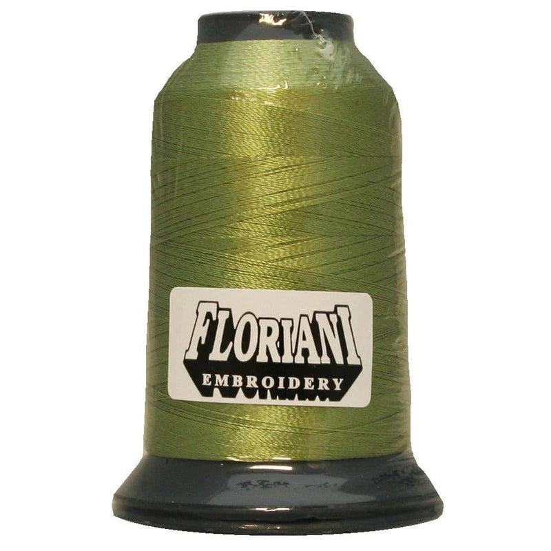 Floriani Polyester Embroidery Thread 1000m/1100yds - Miranda Green - PF0210