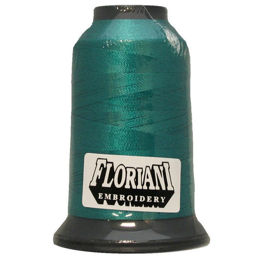 Floriani Polyester Embroidery Thread 1000m/1100yds - Teal - PF0222