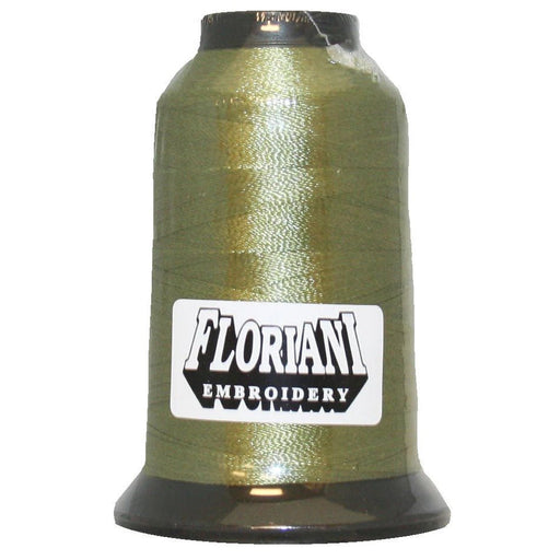 Floriani Polyester Embroidery Thread 1000m/1100yds - Bean Green - PF0237
