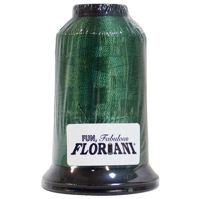 Floriani Polyester Embroidery Thread 1000m/1100yds - Hunter Green - PF0248