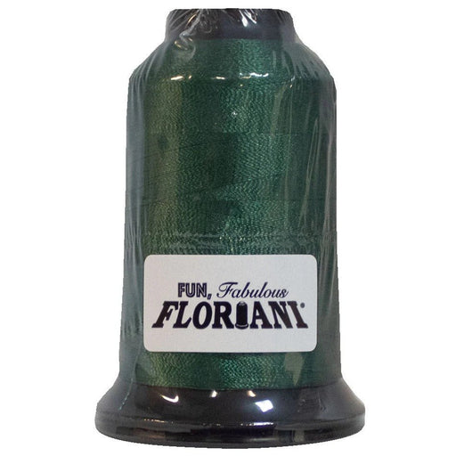 Floriani Polyester Embroidery Thread 1000m/1100yds - Holly Green - PF0257