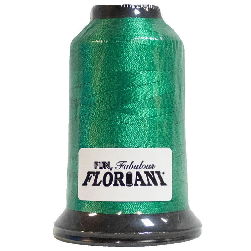 Floriani Polyester Embroidery Thread 1000m/1100yds - Medium Green - PF0264
