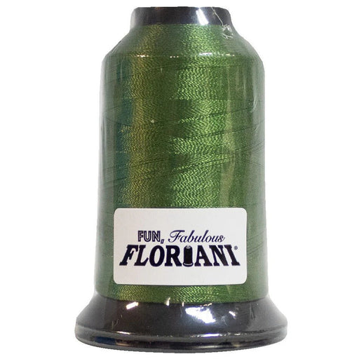 Floriani Polyester Embroidery Thread 1000m/1100yds - Green Meadow - PF0277