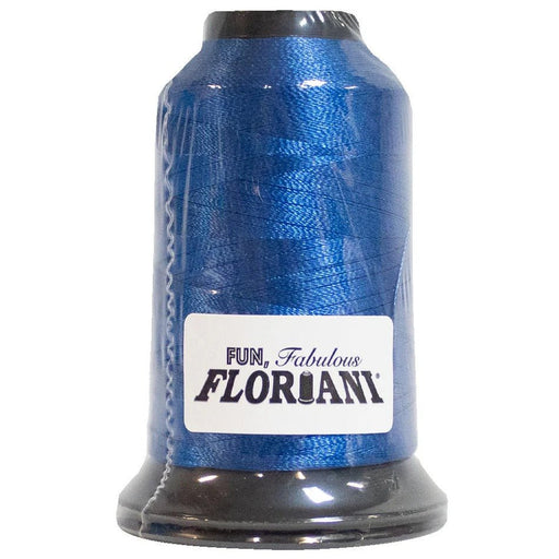 Floriani Polyester Embroidery Thread 1000m/1100yds - Imperial Blue - PF0306