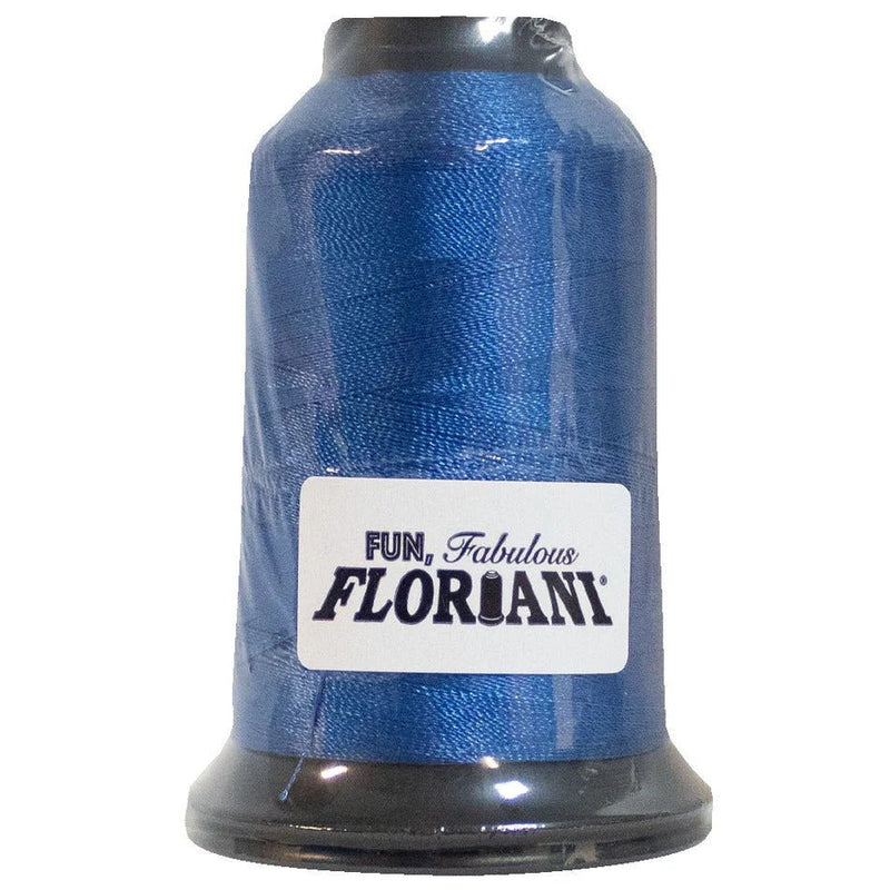 Floriani Polyester Embroidery Thread 1000m/1100yds - Rocket Blue - PF0307