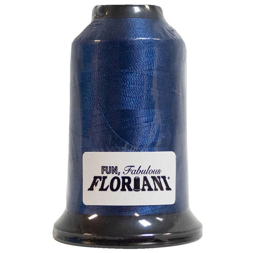 Floriani Polyester Embroidery Thread 1000m/1100yds - Dark Blue - PF0308