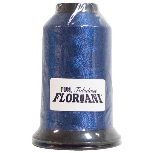Floriani Polyester Embroidery Thread 1000m/1100yds - Concord Blue - PF0334