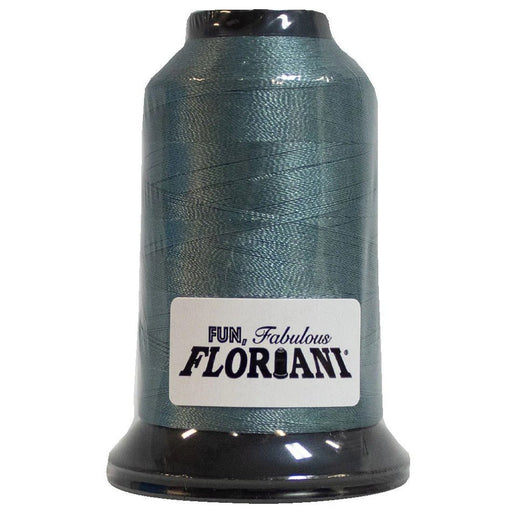 Floriani Polyester Embroidery Thread 1000m/1100yds - Slate Blue - PF0342