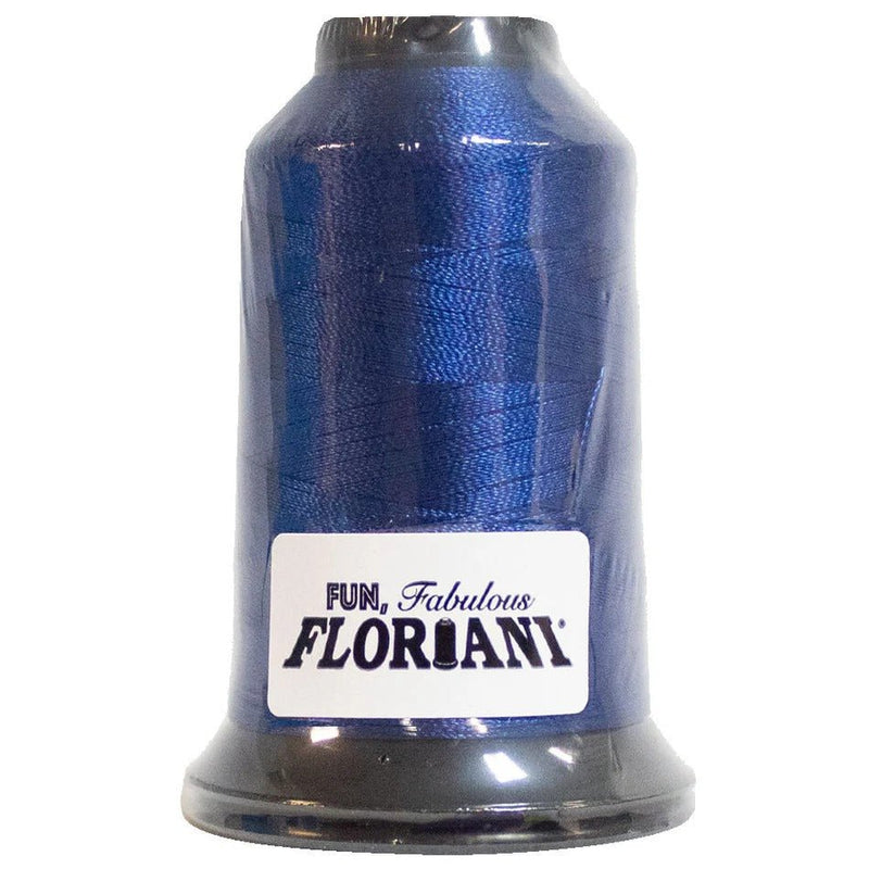 Floriani Polyester Embroidery Thread 1000m/1100yds - Navy Blue - PF0357