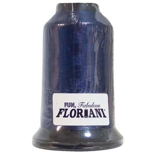 Floriani Polyester Embroidery Thread 1000m/1100yds - Navy Satin - PF0358