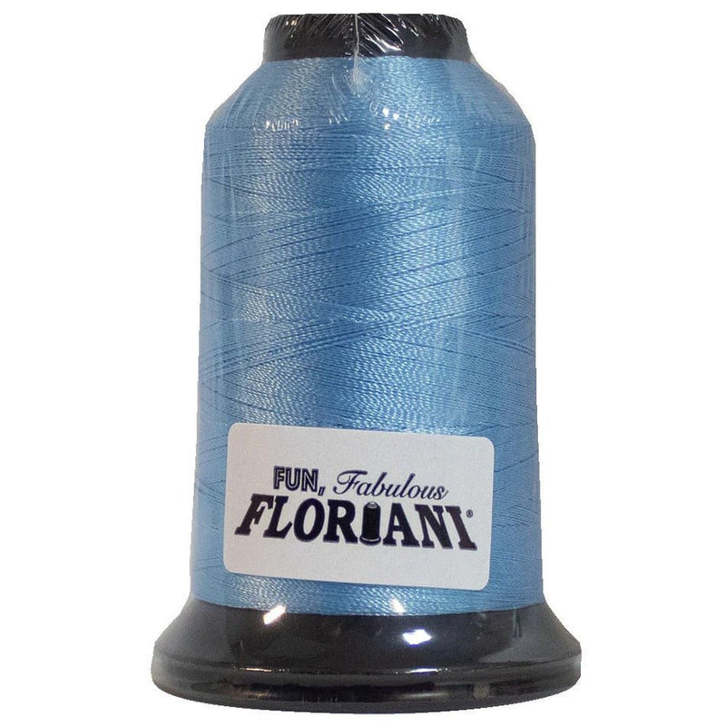 Floriani Polyester Embroidery Thread 1000m/1100yds - Pastel Blue - PF0362