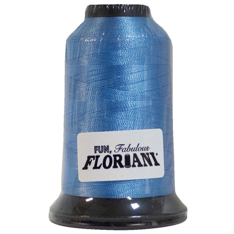Floriani Polyester Embroidery Thread 1000m/1100yds - Twinkle Blue - PF0363
