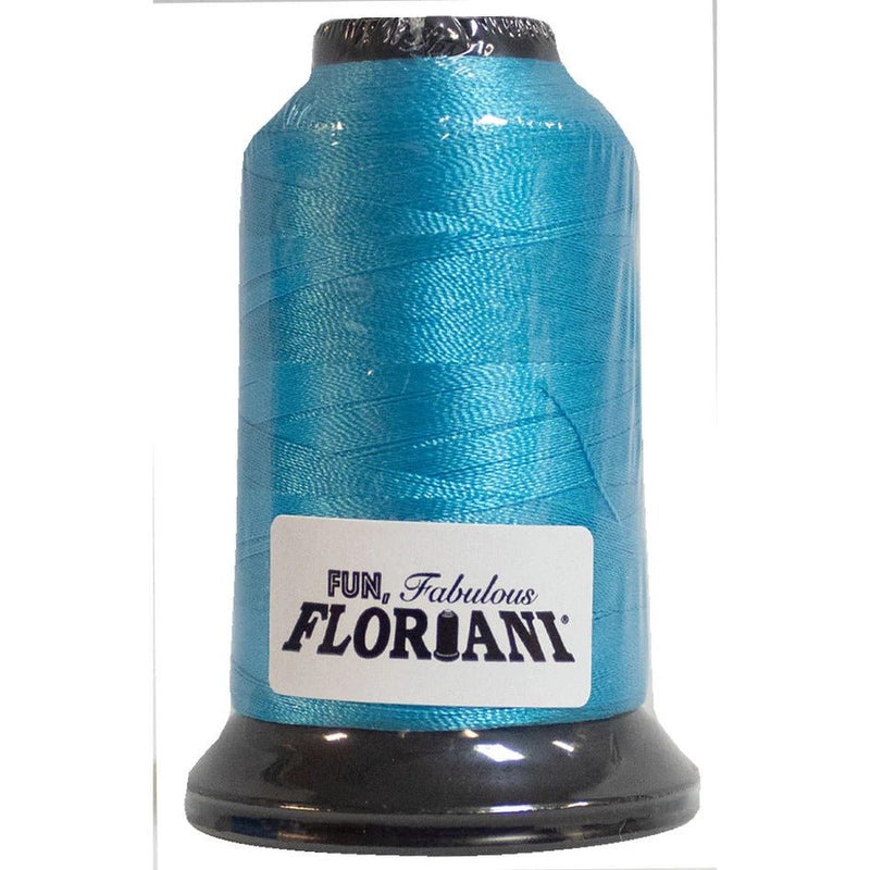 Floriani Polyester Embroidery Thread 1000m/1100yds - Tahoe Blue - PF0371