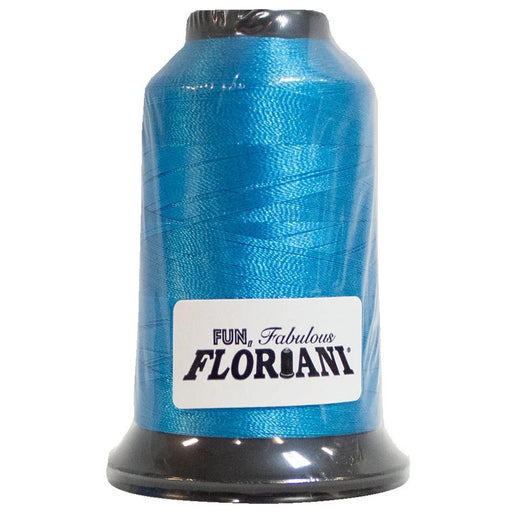 Floriani Polyester Embroidery Thread 1000m/1100yds - Blue Pacific - PF0372