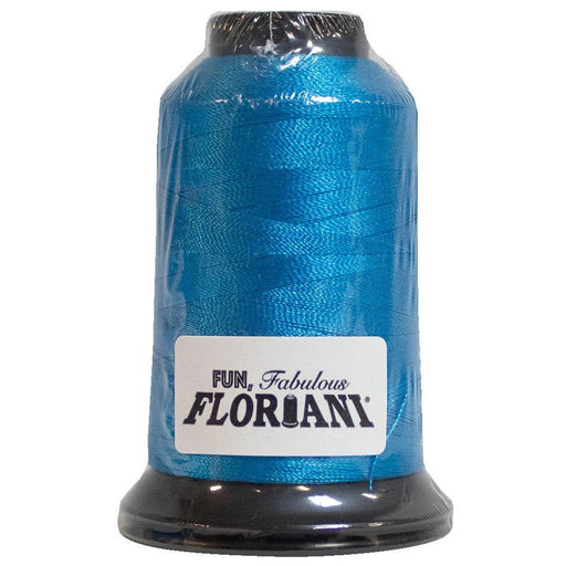Floriani Polyester Embroidery Thread 1000m/1100yds - California Blue - PF0373