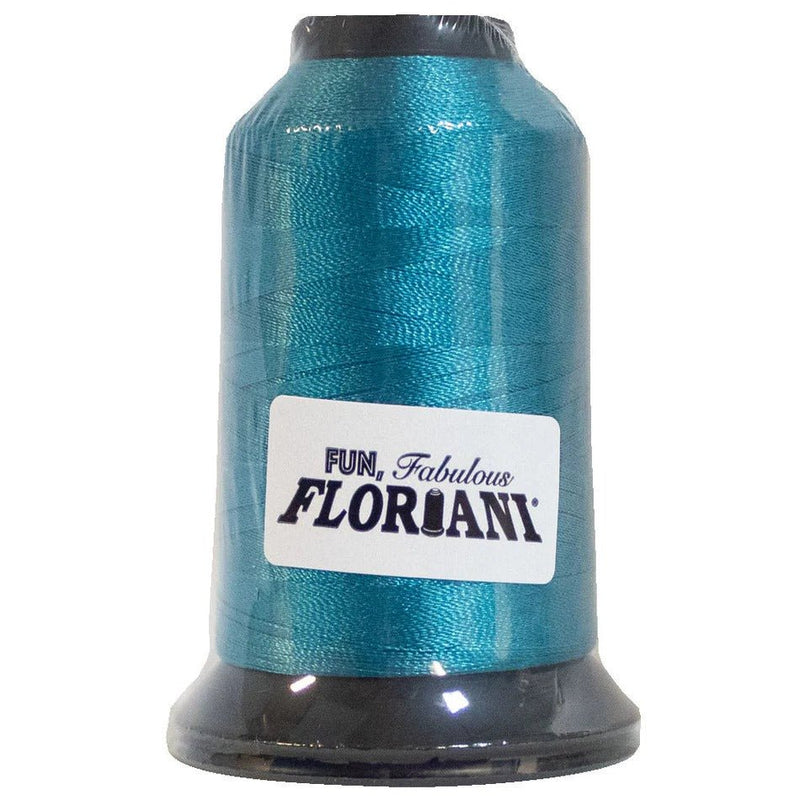 Floriani Polyester Embroidery Thread 1000m/1100yds - Italian Blue - PF0393