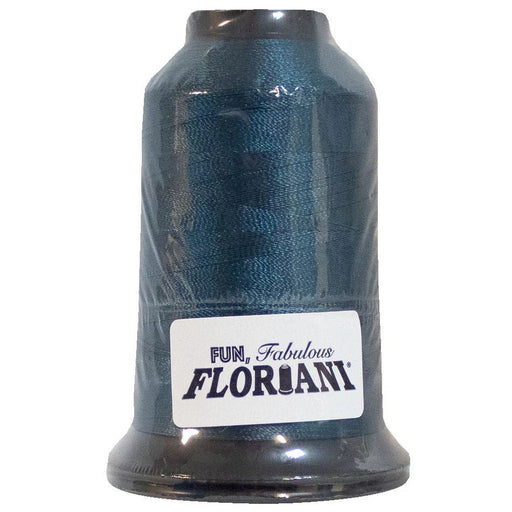 Floriani Polyester Embroidery Thread 1000m/1100yds - Blue Cedar - PF0395