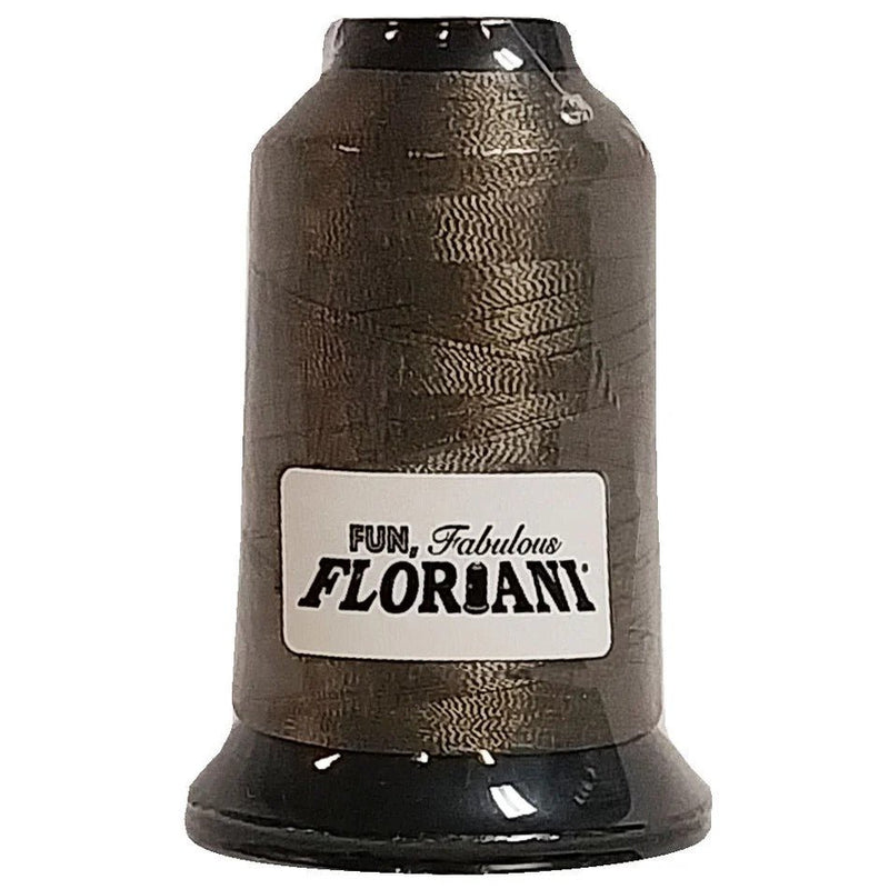 Floriani Polyester Embroidery Thread 1000m/1100yds - Medium Brown - PF0424
