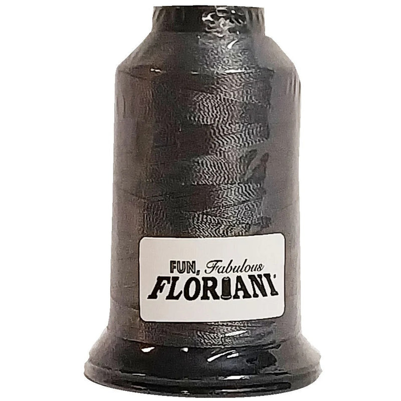 Floriani Polyester Embroidery Thread 1000m/1100yds - Graphite - PF0436