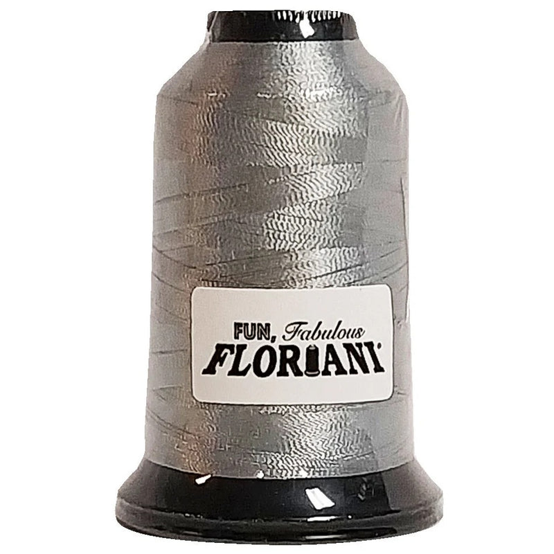 Floriani Polyester Embroidery Thread 1000m/1100yds - Country Gray - PF0484