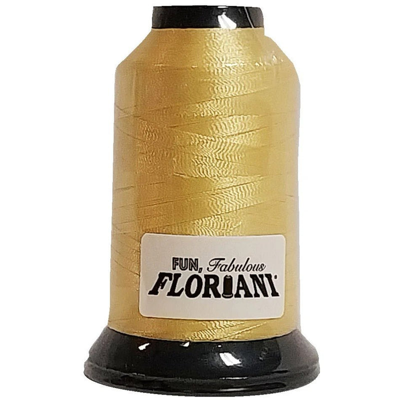 Floriani Polyester Embroidery Thread 1000m/1100yds - Chrome Lemon - PF0501