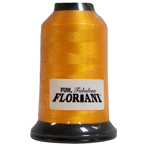Floriani Old Athletic Gold embroidery thread PF0524 1000m spool