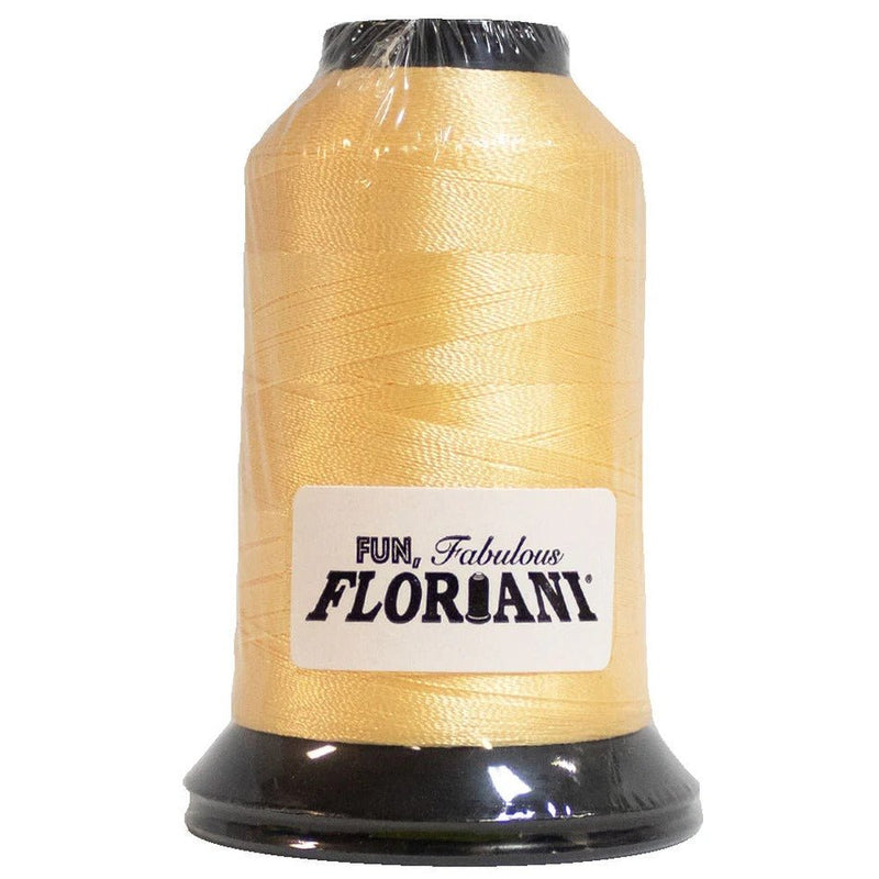 Floriani Polyester Embroidery Thread 1000m/1100yds - Vanilla - PF0531