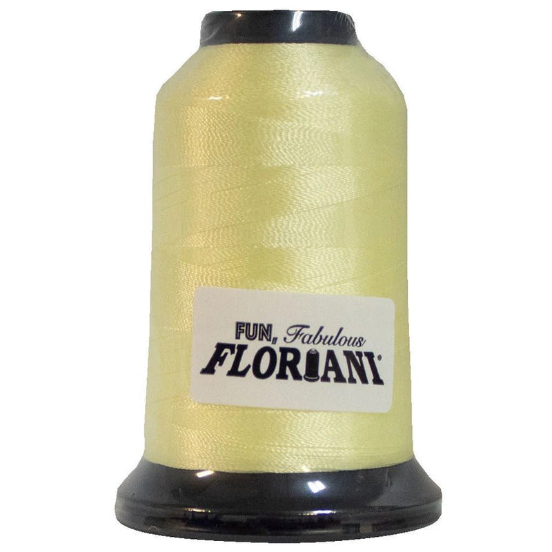 Floriani Polyester Embroidery Thread 1000m/1100yds - Cream - PF0540