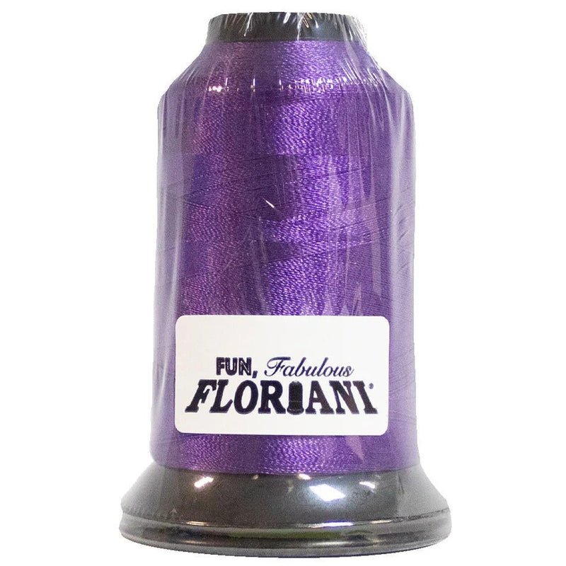 Floriani Polyester Embroidery Thread 1000m/1100yds - Royal Purple - PF0676