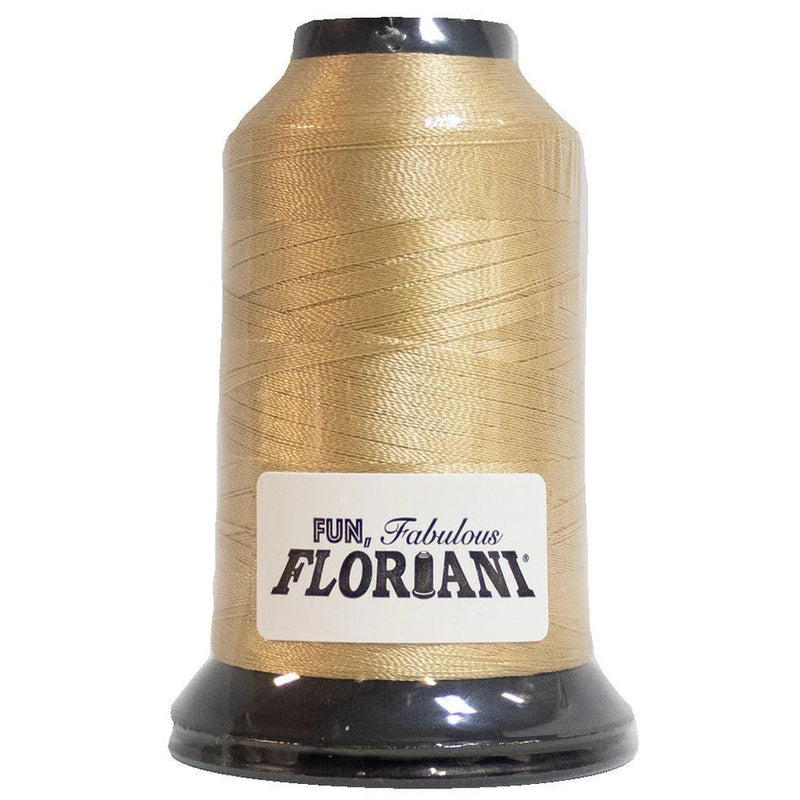 Floriani Polyester Embroidery Thread 1000m/1100yds - Golden Sand - PF0721