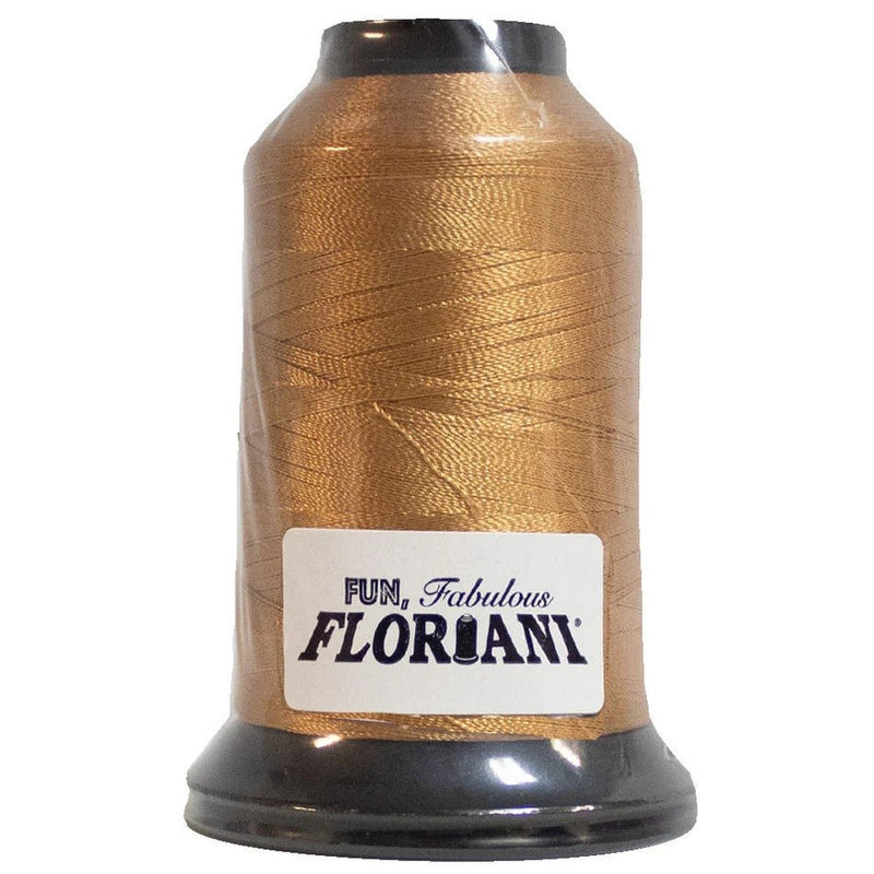 Floriani Polyester Embroidery Thread 1000m/1100yds - Aztec Tan - PF0735