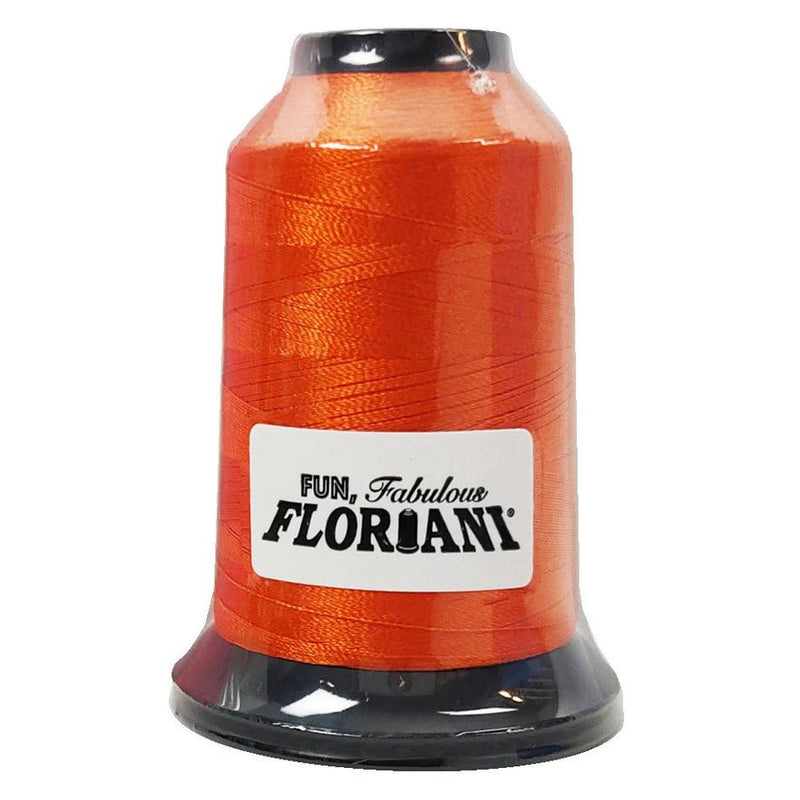 Floriani Polyester Embroidery Thread 1000m/1100yds - Burnt Orange - PF0755