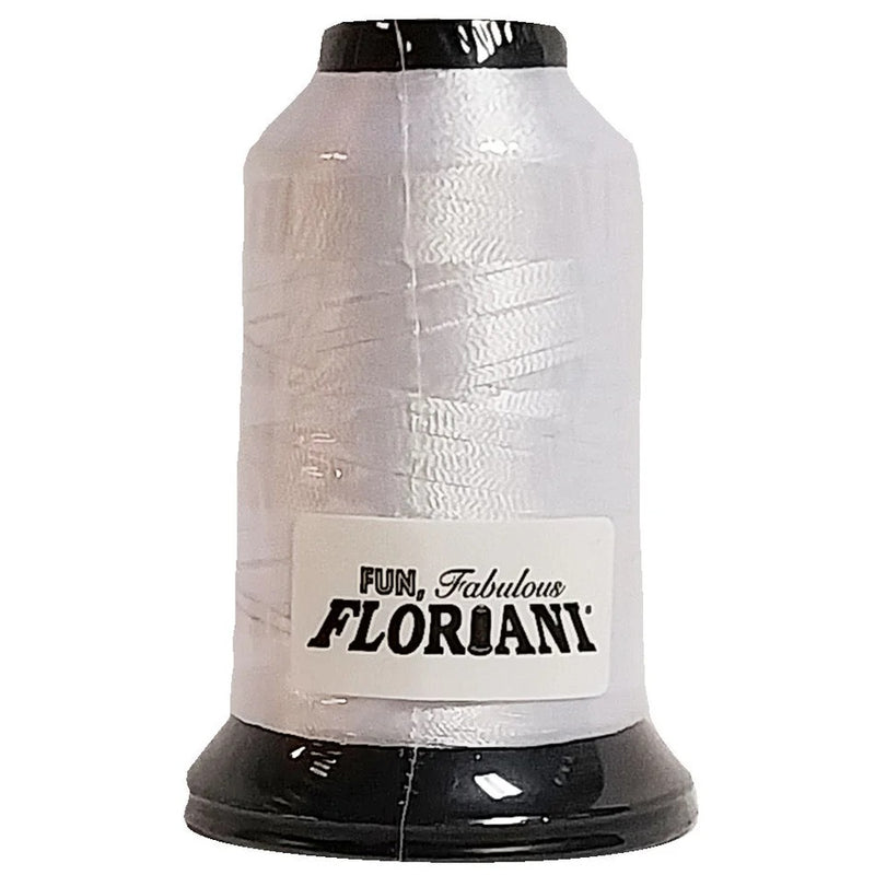 Floriani Polyester Embroidery Thread 1000m/1100yds - Ice Cap - PF0801