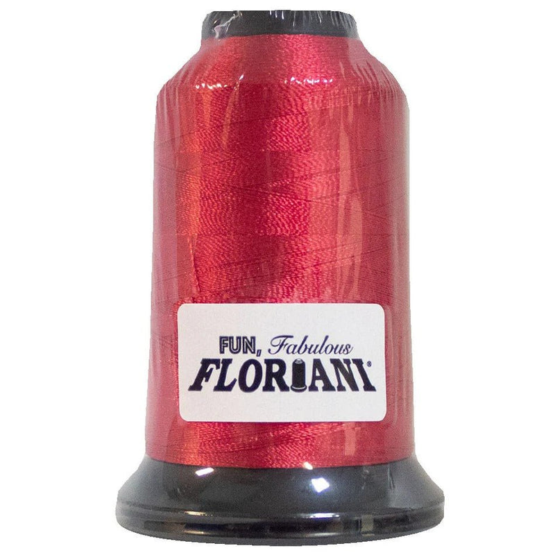 Floriani Polyester Embroidery Thread 1000m/1100yds - Raspberry - PF1086