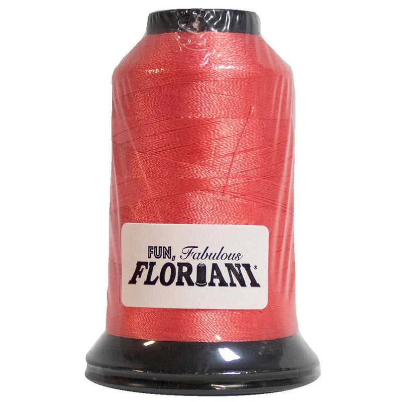 Floriani Polyester Embroidery Thread 1000m/1100yds - Shrimp - PF1107