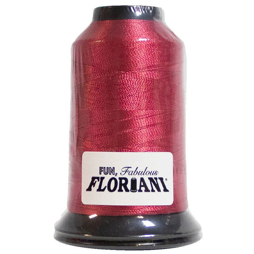 Floriani Polyester Embroidery Thread 1000m/1100yds - China Rose - PF1121