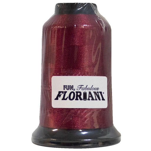Floriani Polyester Embroidery Thread 1000m/1100yds - Cabernet - PF1586