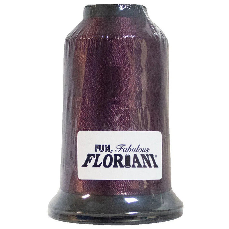 Floriani Polyester Embroidery Thread 1000m/1100yds - Intense Maroon - PF1609