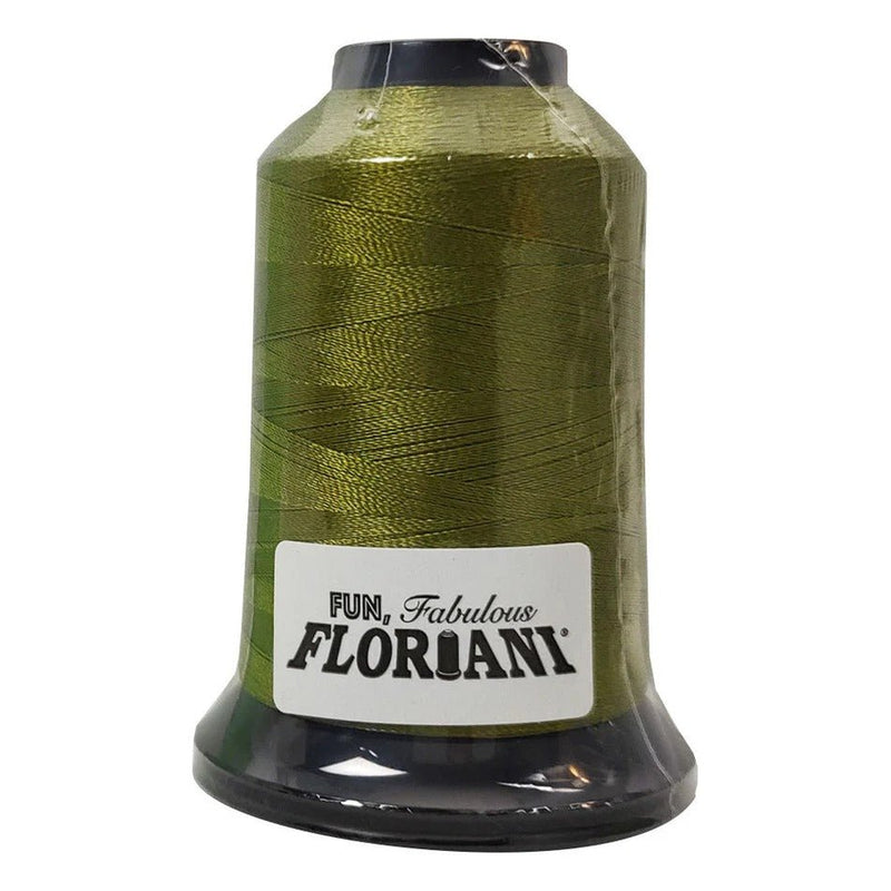 Floriani Polyester Embroidery Thread 1000m/1100yds - Light Olive - PF2011