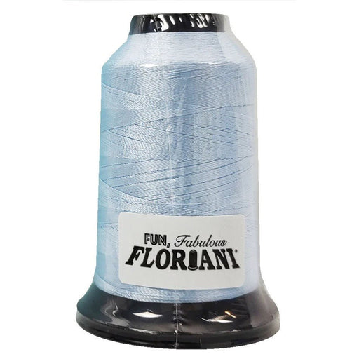 Floriani Polyester Embroidery Thread 1000m/1100yds - Blue Hint - PF3761