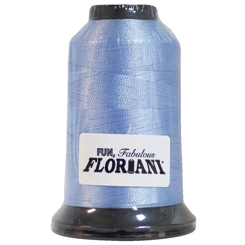 Floriani Polyester Embroidery Thread 1000m/1100yds - Robins Egg Blue - PF3762