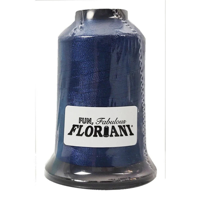 Floriani Polyester Embroidery Thread 1000m/1100yds - Sapphire - PF3878