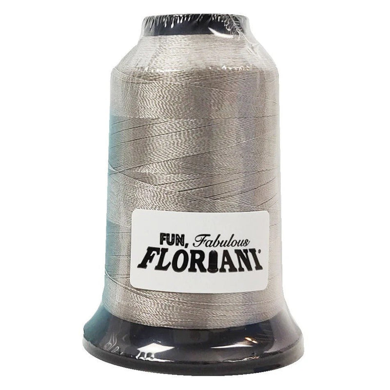 Floriani Polyester Embroidery Thread 1000m/1100yds - Medium Grey - PF4251